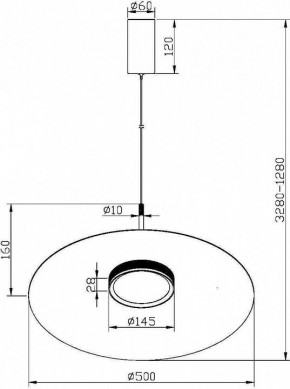 Подвесной светильник Maytoni Halo MOD041PL-L15W3K1 в Березниках - berezniki.mebel24.online | фото 4