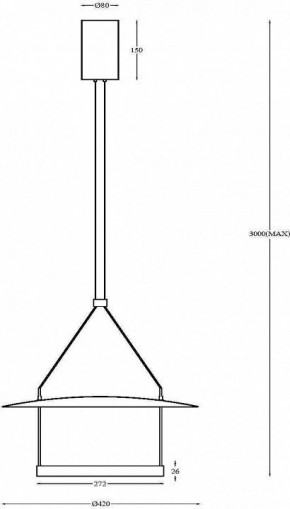 Подвесной светильник Maytoni Halo MOD280PL-L23B3K в Березниках - berezniki.mebel24.online | фото 4