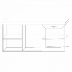 Полка навесная 4 Сиена в Березниках - berezniki.mebel24.online | фото 3