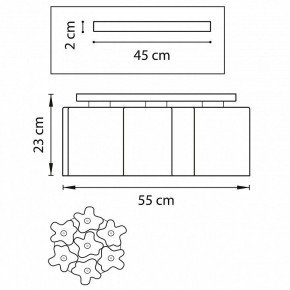 Потолочная люстра Lightstar Nubi 802073 в Березниках - berezniki.mebel24.online | фото 2