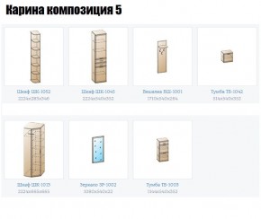 Прихожая Карина (модульная) в Березниках - berezniki.mebel24.online | фото 2