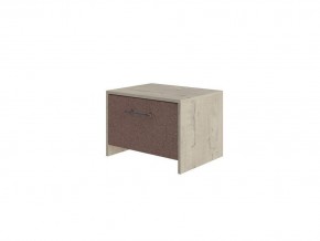 PROxSON Тумба Varna (ЛДСП+ткань Бунратти/Tesla Брауни) 51x40 в Березниках - berezniki.mebel24.online | фото
