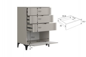 РИЧ Гостиная (модульная) кашемир в Березниках - berezniki.mebel24.online | фото 6