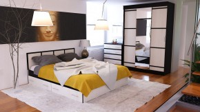 Сакура спальня № 1 Комод + Зеркало + Кровать 1600 + Тумба + Шкаф-купе 1500, сп.м. 1600х2000 мм., б/м, основание есть, ун. сб. в Березниках - berezniki.mebel24.online | фото 5