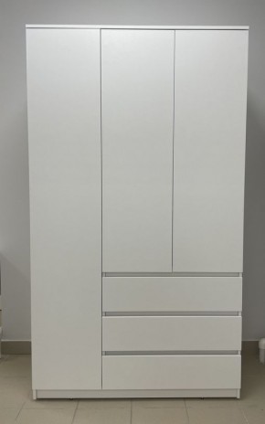 Шкаф 3-ств. с 3 ящиками "Бьянко" в Березниках - berezniki.mebel24.online | фото 3