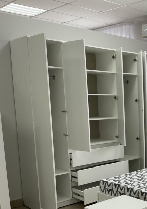 Шкаф 4-ств. с 3 ящиками "Бьянко" в Березниках - berezniki.mebel24.online | фото 2