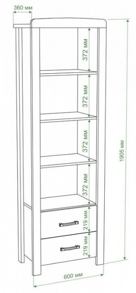 Шкаф для белья Бартоло ВТД-ГФ в Березниках - berezniki.mebel24.online | фото 2