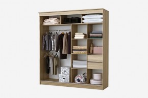 Шкаф-купе Фаворит 2.0 серия Альянс (дуб сонома) в Березниках - berezniki.mebel24.online | фото 2