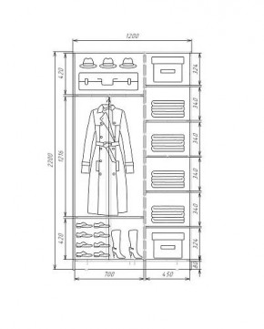 Шкаф-купе ХИТ 22-4-12-22 (420) в Березниках - berezniki.mebel24.online | фото 5