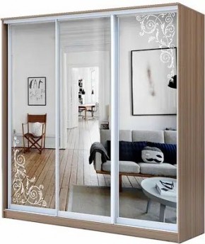 Шкаф-купе ХИТ 23-20/2-656 ОРНАМЕНТ в Березниках - berezniki.mebel24.online | фото