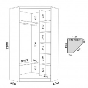 Шкаф-купе ХИТ-У-22-4-55 в Березниках - berezniki.mebel24.online | фото 3