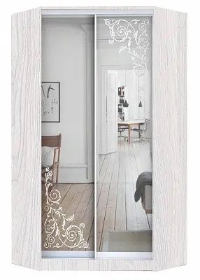 Шкаф-купе ХИТ-У-24-4-66 ОРНАМЕНТ в Березниках - berezniki.mebel24.online | фото