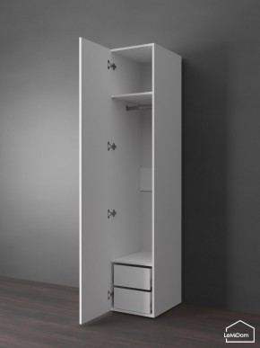 Шкаф Linnea MHR-1PO-3 2050х400х510 (Белый-М 11.1.1) в Березниках - berezniki.mebel24.online | фото 4