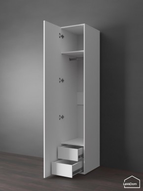 Шкаф Linnea MHR-1PO-3 2050х400х510 (Белый-М 11.1.1) в Березниках - berezniki.mebel24.online | фото 5