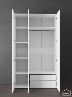 Шкаф Linnea MHR-3PO-2 2050х1200х510 (Белый-М 11.1.2) в Березниках - berezniki.mebel24.online | фото 6