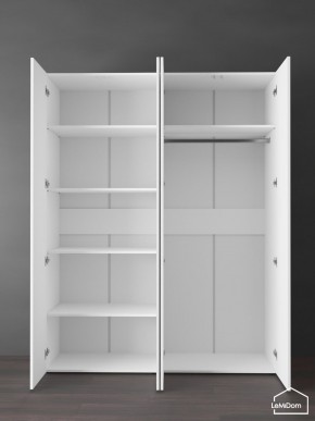Шкаф Linnea MHR-4PO-1 2050х1600х510 (Белый-М 11.1.1) в Березниках - berezniki.mebel24.online | фото 4