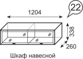 Шкаф навесной Венеция 22 бодега в Березниках - berezniki.mebel24.online | фото 1