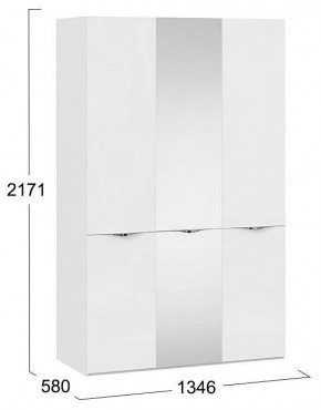 Шкаф платяной Глосс СМ-319.07.432 в Березниках - berezniki.mebel24.online | фото 4