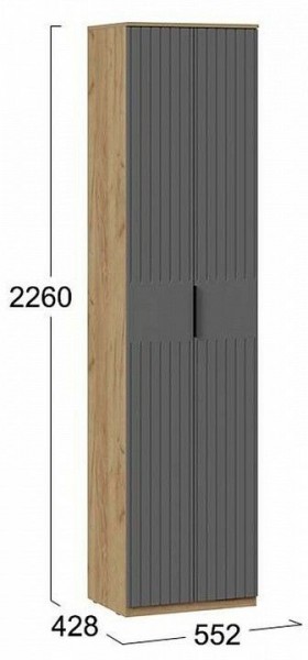 Шкаф платяной Хилтон Исп. 2 в Березниках - berezniki.mebel24.online | фото 6
