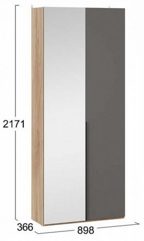 Шкаф платяной Порто СМ-393.07.225 в Березниках - berezniki.mebel24.online | фото 3