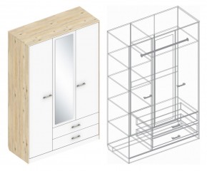Шкаф "Милана" 3-х створчатый с 2 ящиками в Березниках - berezniki.mebel24.online | фото 3