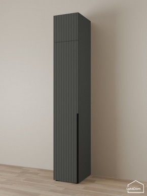 Шкаф с антресолью Linnea MHR-1A-3 2450х400х510 (Графит-М 11.1.25) в Березниках - berezniki.mebel24.online | фото
