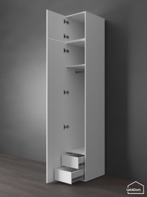 Шкаф с антресолью Linnea MHR-1POA-3 2450х400х510 (Белый-М 11.1.1) в Березниках - berezniki.mebel24.online | фото 6