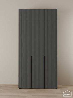 Шкаф с антресолью Linnea MHR-3A-1 2450х1200х510 (Графит-М 11.1.25) в Березниках - berezniki.mebel24.online | фото 1