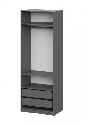 Шкаф ШК-5 + 2 полки + ящики (800) Графит в Березниках - berezniki.mebel24.online | фото 4