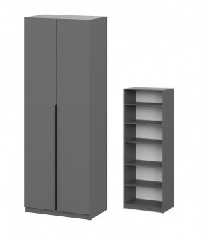 Шкаф ШК-5 + 4 полки (800) Графит в Березниках - berezniki.mebel24.online | фото 1