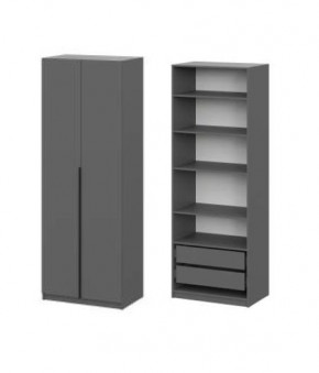 Шкаф ШК-5 + 4 полки + ящики (800) Графит в Березниках - berezniki.mebel24.online | фото