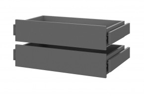 Шкаф ШК-5 + 4 полки + ящики (800) Графит в Березниках - berezniki.mebel24.online | фото 2