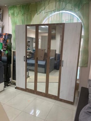 Шкаф Вегас 2000 Дуб крафт табачный/Дуб крафт белый в Березниках - berezniki.mebel24.online | фото 3