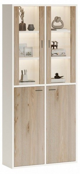Шкаф-витрина Домино СУ(ш2в2)+2ФС+2ФГ в Березниках - berezniki.mebel24.online | фото 3