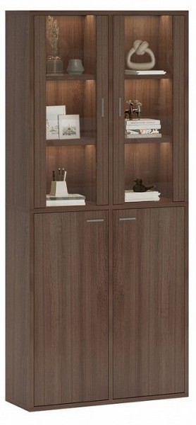 Шкаф-витрина Домино СУ(ш2в2)+2ФС+2ФГ в Березниках - berezniki.mebel24.online | фото 2