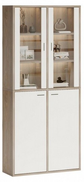 Шкаф-витрина Домино СУ(ш2в2)+2ФС+2ФГ в Березниках - berezniki.mebel24.online | фото 2