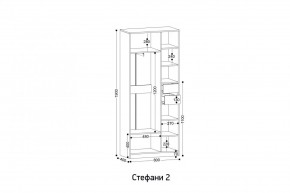 СТЕФАНИ-2 Шкаф в Березниках - berezniki.mebel24.online | фото 2