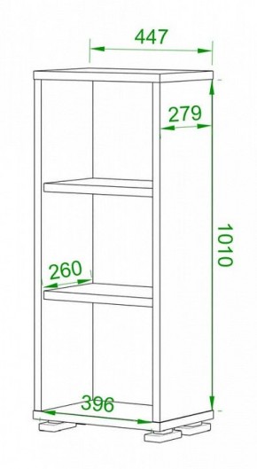 Стеллаж Домино нельсон ПУ-10-1 в Березниках - berezniki.mebel24.online | фото 2