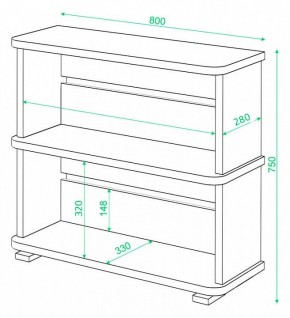 Стеллаж Домино СБ-25/2 в Березниках - berezniki.mebel24.online | фото 3