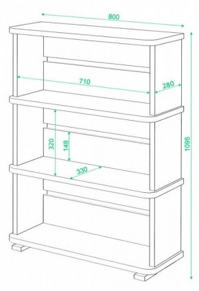 Стеллаж Домино СБ-25/3 в Березниках - berezniki.mebel24.online | фото 3