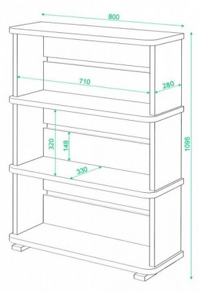 Стеллаж Домино СБ-25/3 в Березниках - berezniki.mebel24.online | фото 2