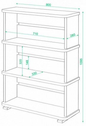 Стеллаж Домино СБ-25/3 в Березниках - berezniki.mebel24.online | фото 2