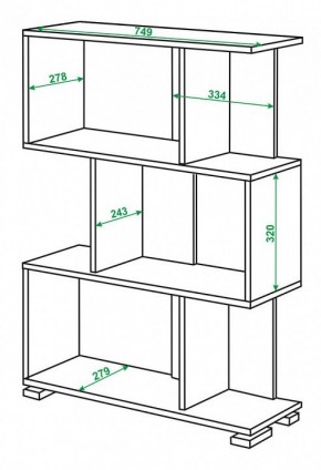 Стеллаж Домино СЛ-5-3 в Березниках - berezniki.mebel24.online | фото 2