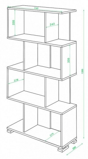Стеллаж Домино СЛ-5-4 в Березниках - berezniki.mebel24.online | фото 2