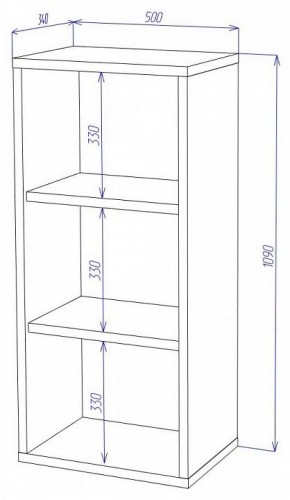 Стеллаж Домино СУ(ш1в1) в Березниках - berezniki.mebel24.online | фото 2