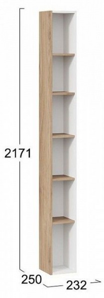 Стеллаж-колонка Порто ТД-393.07.25 в Березниках - berezniki.mebel24.online | фото 5