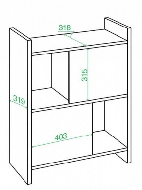 Стеллаж комбинированный Домино Лайт СТЛ-3Н в Березниках - berezniki.mebel24.online | фото 3