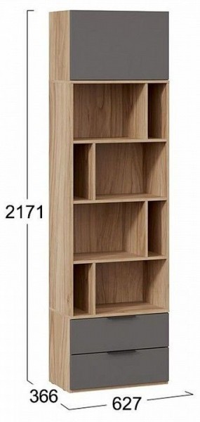Стеллаж комбинированный Порто Исп. 2 ТД-393.07.20 в Березниках - berezniki.mebel24.online | фото 5