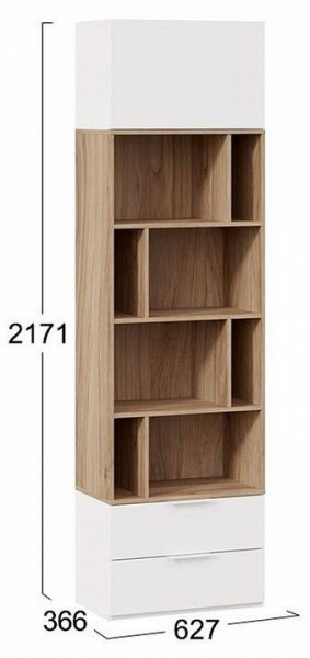 Стеллаж комбинированный Порто Исп. 2 ТД-393.07.20 в Березниках - berezniki.mebel24.online | фото 5