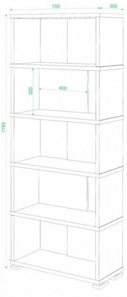 Стеллаж СБ-10/5 в Березниках - berezniki.mebel24.online | фото 2